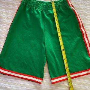Gucci kids size 12 basketball shorts. Green